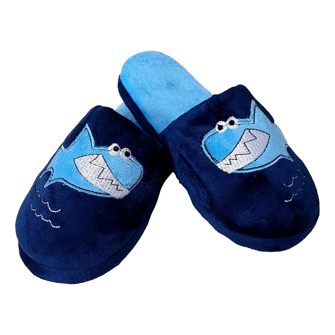 Happy Shark Slippers for Boys - Soft & Comfortable House Shoes for Kids - Perfect for Indoor Play, Lounging & Birthday Gifts