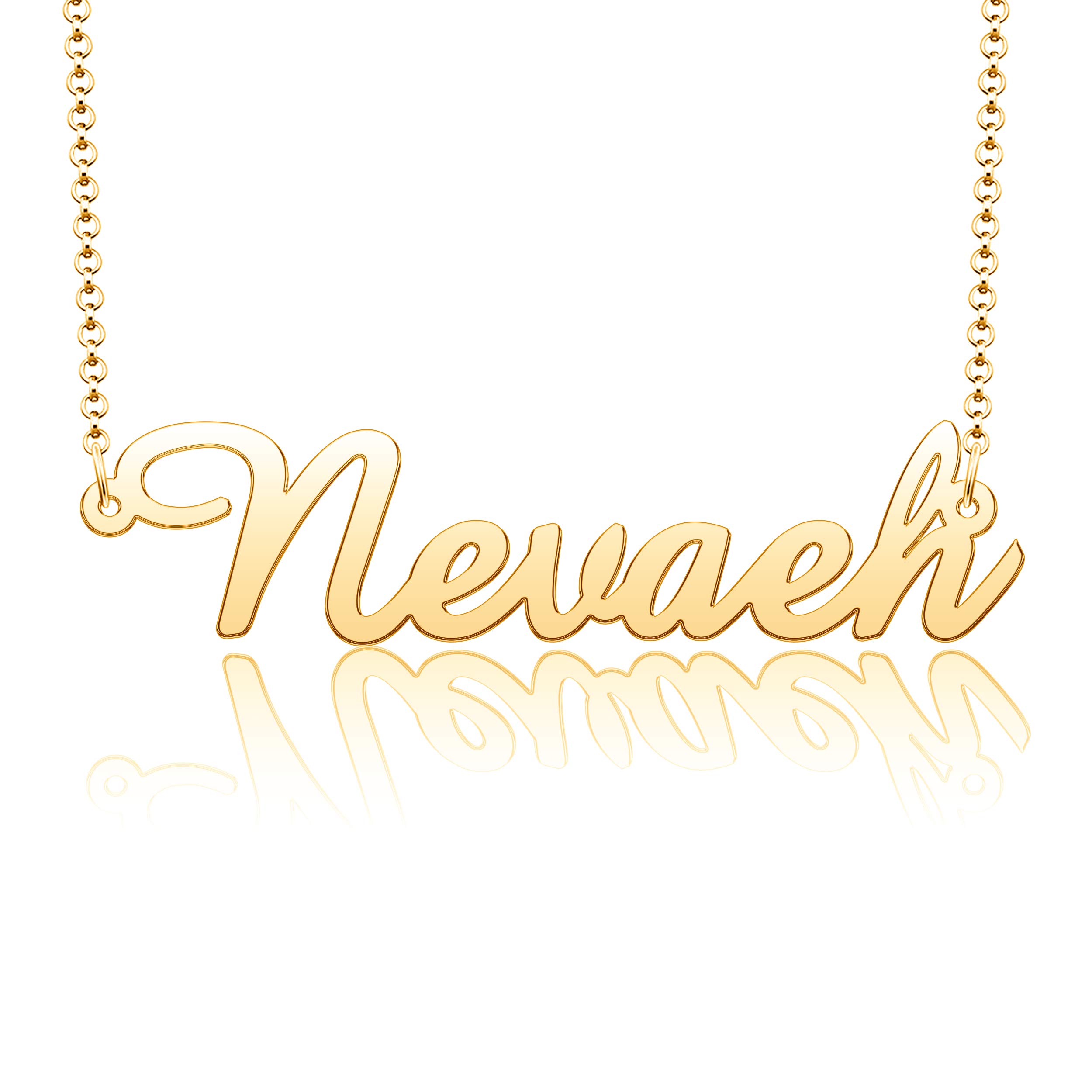 Korliya Personalized Name Necklace - Custom Copper & Gold Jewelry for Women & Girls - Perfect for Birthdays, Anniversaries & Gifts