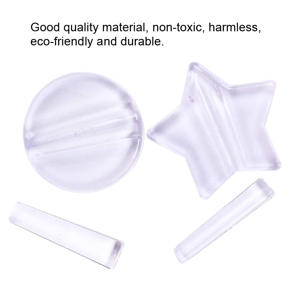 Professional Nail Art Molds Set of 2 - DIY Nail Embossing Stamps for Home Manicure & Nail Design - Perfect for Gel Polish, Acrylic Nails and Nail Art Enthusiasts