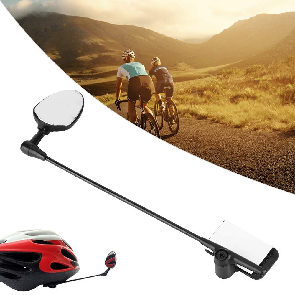 TOPINCN Bicycle Helmet Rearview Mirror - Adjustable Bike Safety Mirror for Cycling & Motorcycle Accessories - Perfect for Commuting, Road Biking & Mountain Trails
