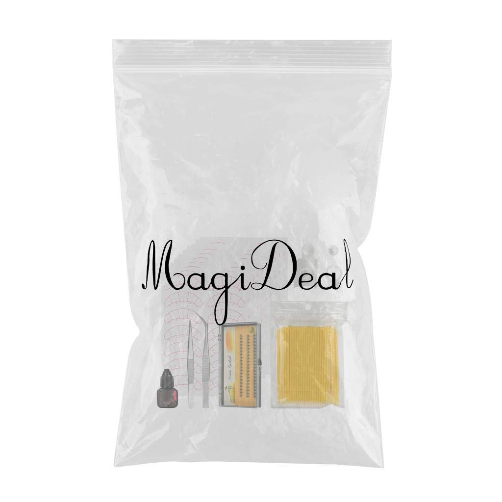 Professional Eyelash Extension Training Kit for Beginners - Complete Lash Grafting Practice Set with Yellow Base (Perfect for Salon Training & Home Practice)