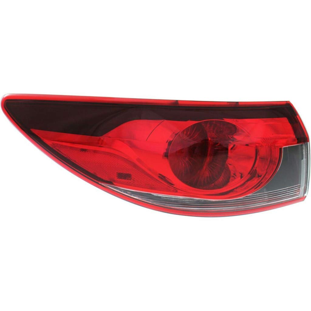 2014-2017 Mazda 6 Driver Side Outer Tail Light Assembly Replacement - CAPA MA2804113 | GJR951160A - Perfect for Night Driving Safety & Car Restoration Projects