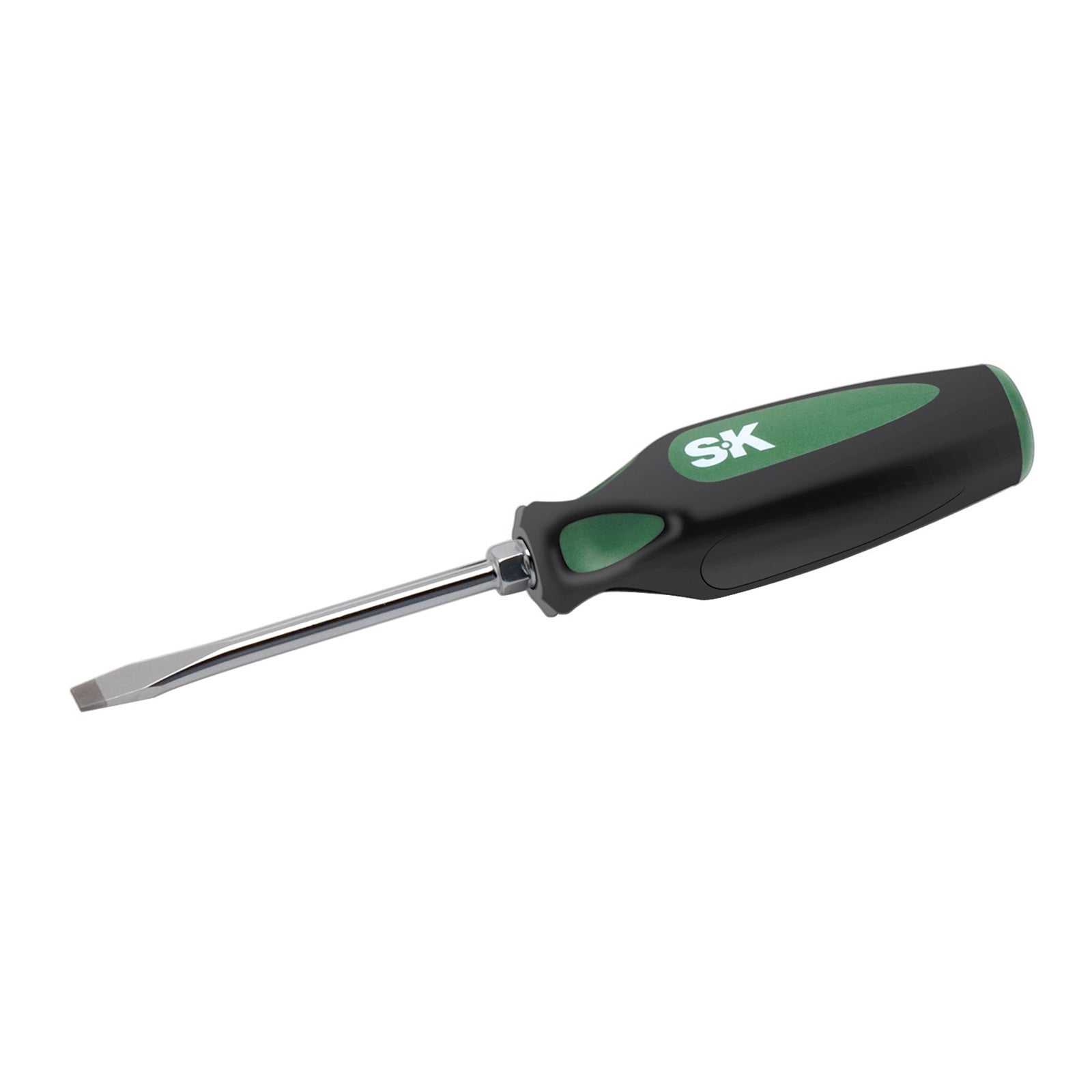 1/4 x 4 Inch Keystone CushionGrip Slotted Screwdriver - Professional Comfort Grip Screwdriver for DIY, Home Repair, and Electrical Work