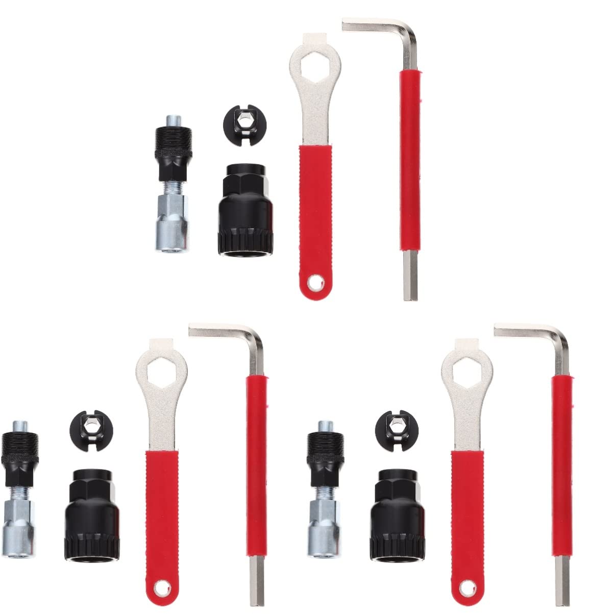 Gatuida 2-Piece Bike Crank Puller Tool Kit - Professional Bicycle Crank Removal Tool for Mountain & Road Bikes - Perfect for DIY Bike Repair and Maintenance at Home or on the Trail