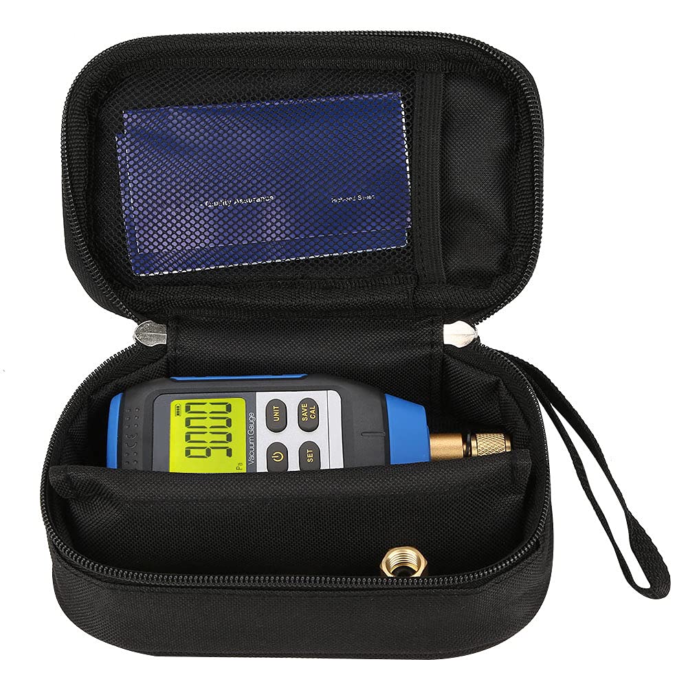 High Precision Digital Vacuum Gauge VMV-1 - Accurate Vacuum Measurement for HVAC, Refrigeration & Automotive (0-50°C) | Ideal for Labs, Industrial & Home Use