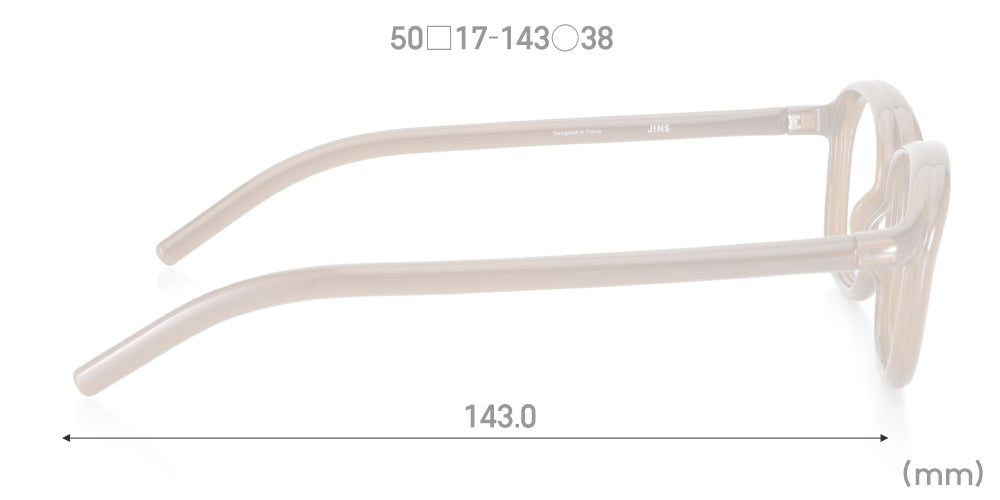 JINS x Patricia Urquiola U032 184 Eyeglasses - Stylish Designer Frames for Women & Men - Perfect for Work, Reading & Fashion Accessories
