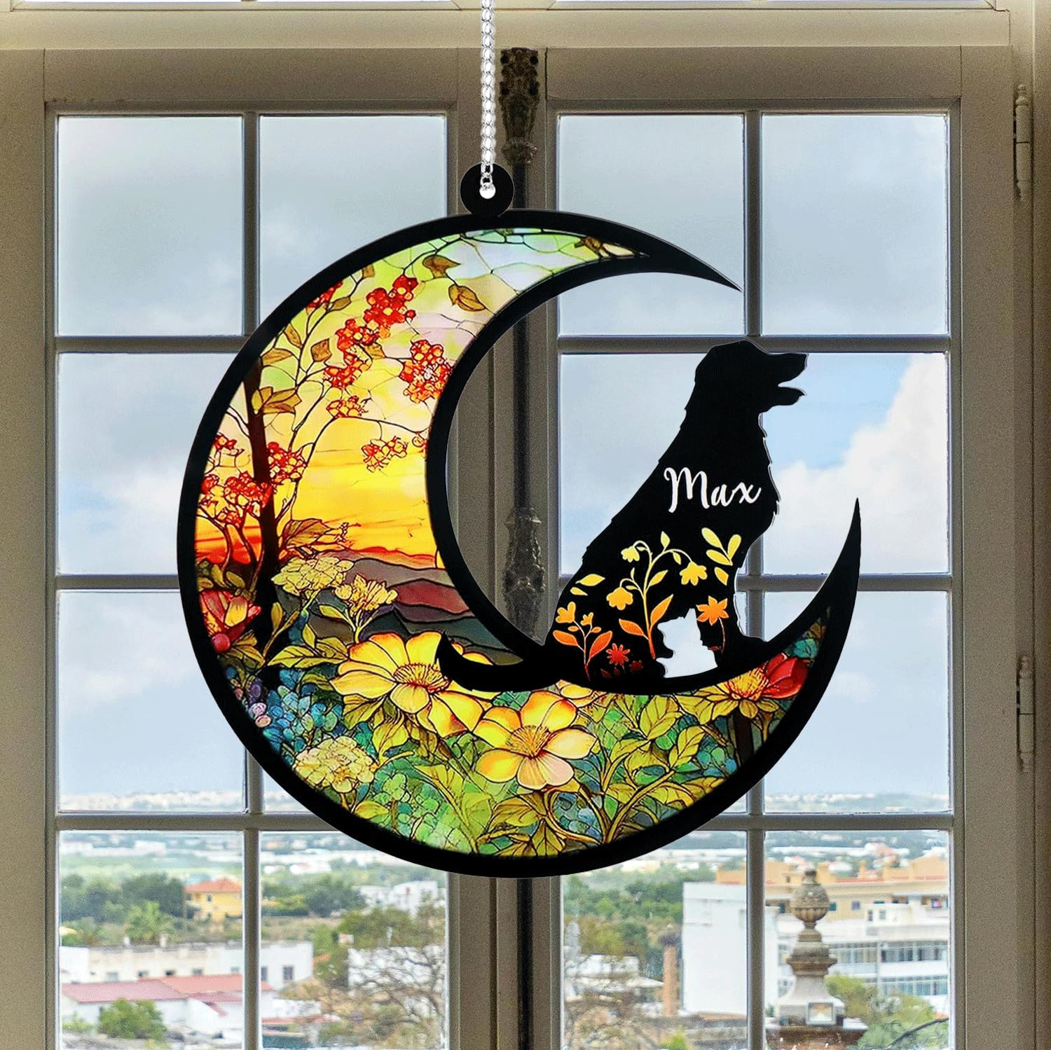 Personalized Dog Memorial Suncatcher - 6