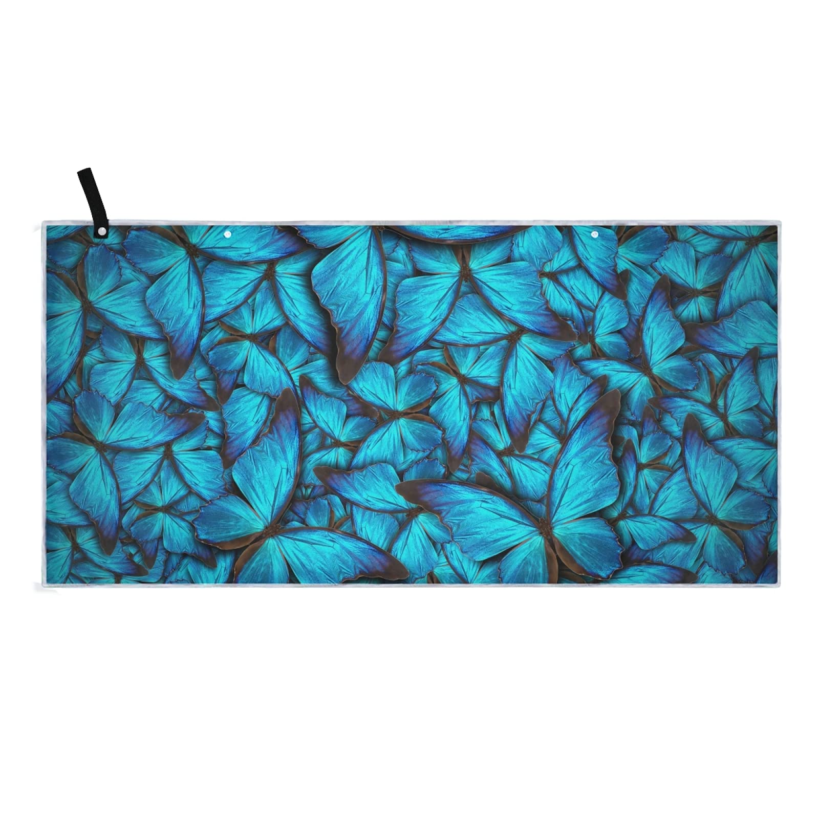 **Tarity Blue Butterflies Beach Towel - Large 63