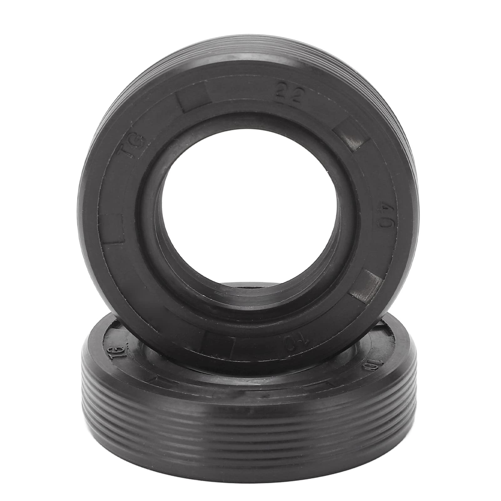 High-Quality Transmission Oil Gasket 587086401 - 2-Piece Set, Black Rubber, Flexible & Dustproof for Car Transmissions - Perfect for DIY Auto Repairs & Maintenance