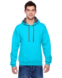 Fruit of the Loom Men's Sofspun Fleece Pullover Hoodie - Soft & Warm Zip-Up Sweatshirt for Casual Wear, Gym & Outdoor Activities | Machine Washable Comfort Hoodie