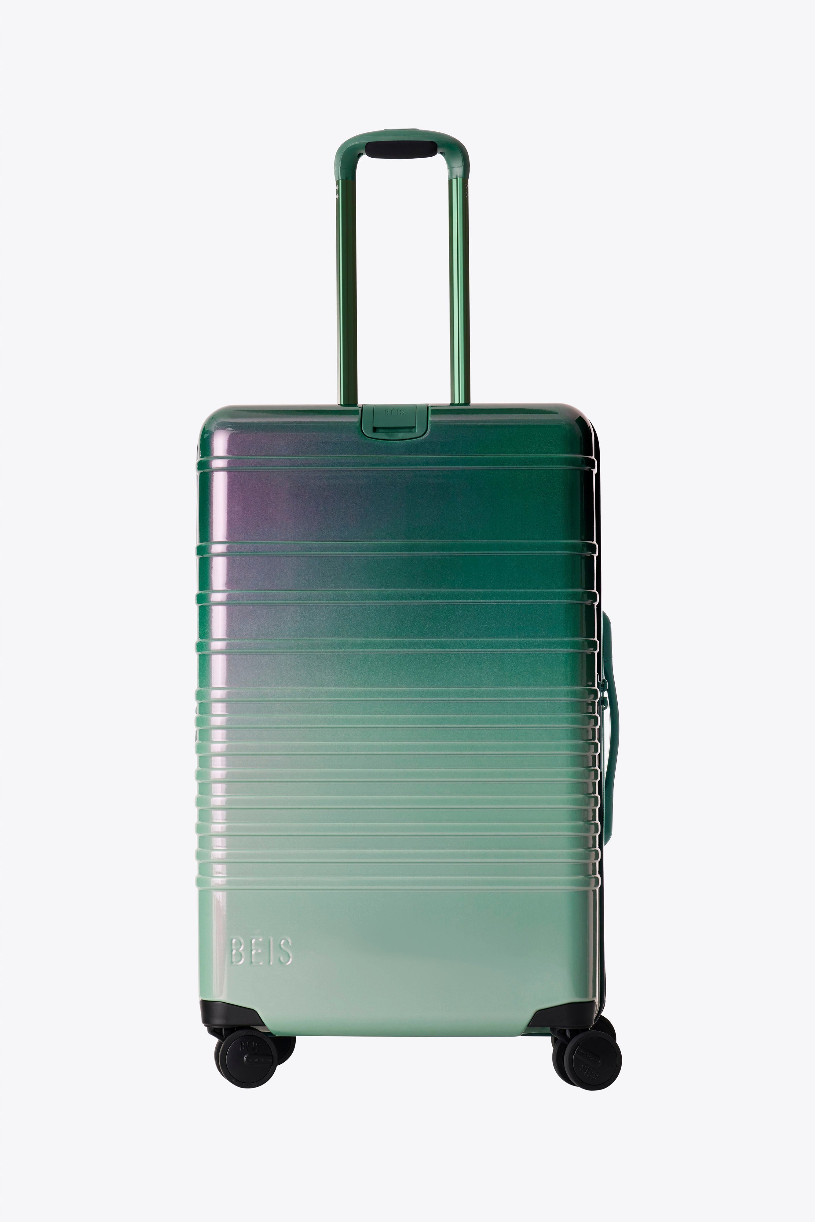 Wicked Green Medium Check-In Roller Luggage - Perfect for Air Travel & Weekend Getaways