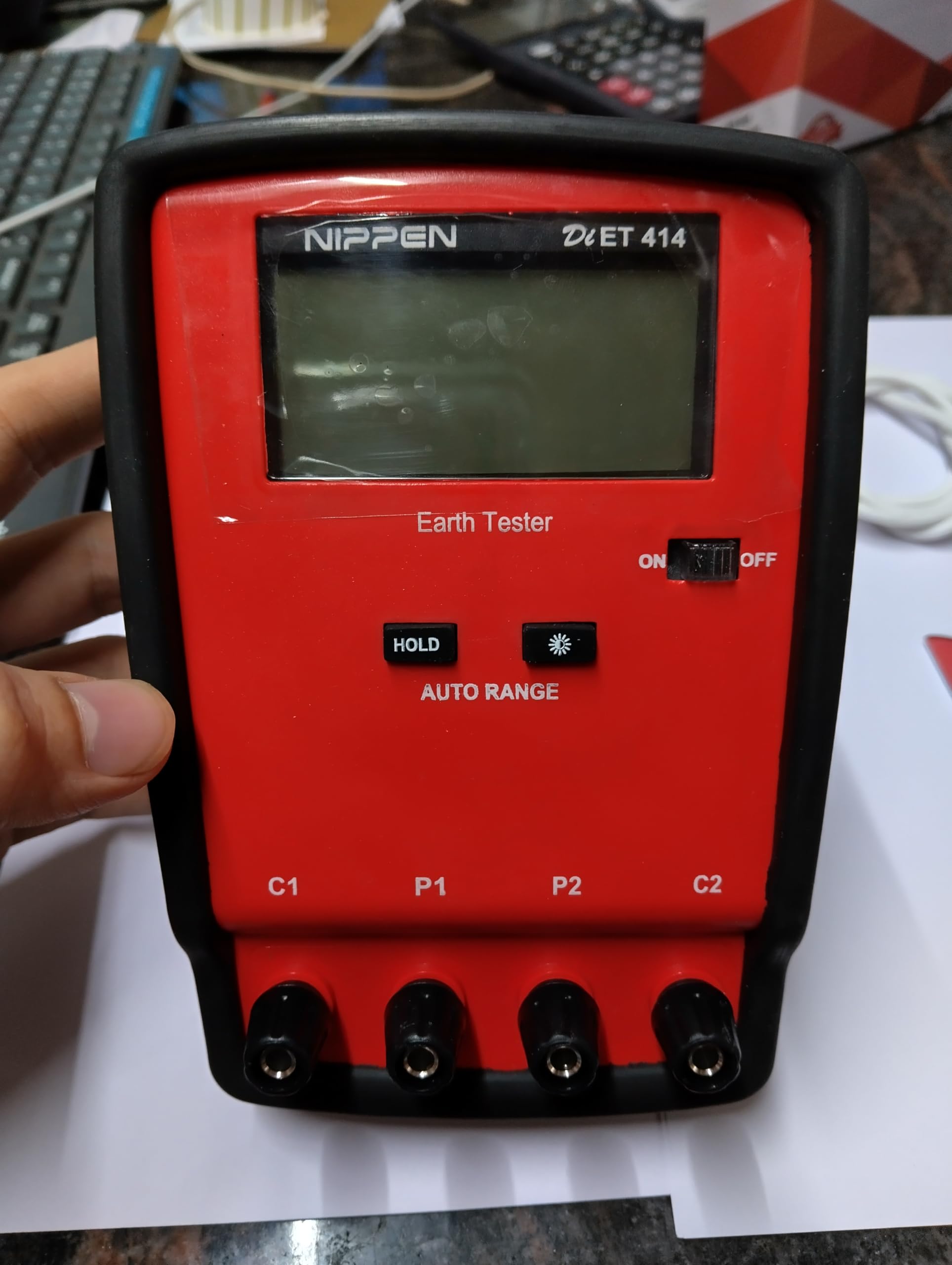 NIPPEN DiET 414 Digital Earth Tester | Ground Resistance Meter for Electrical Safety Testing