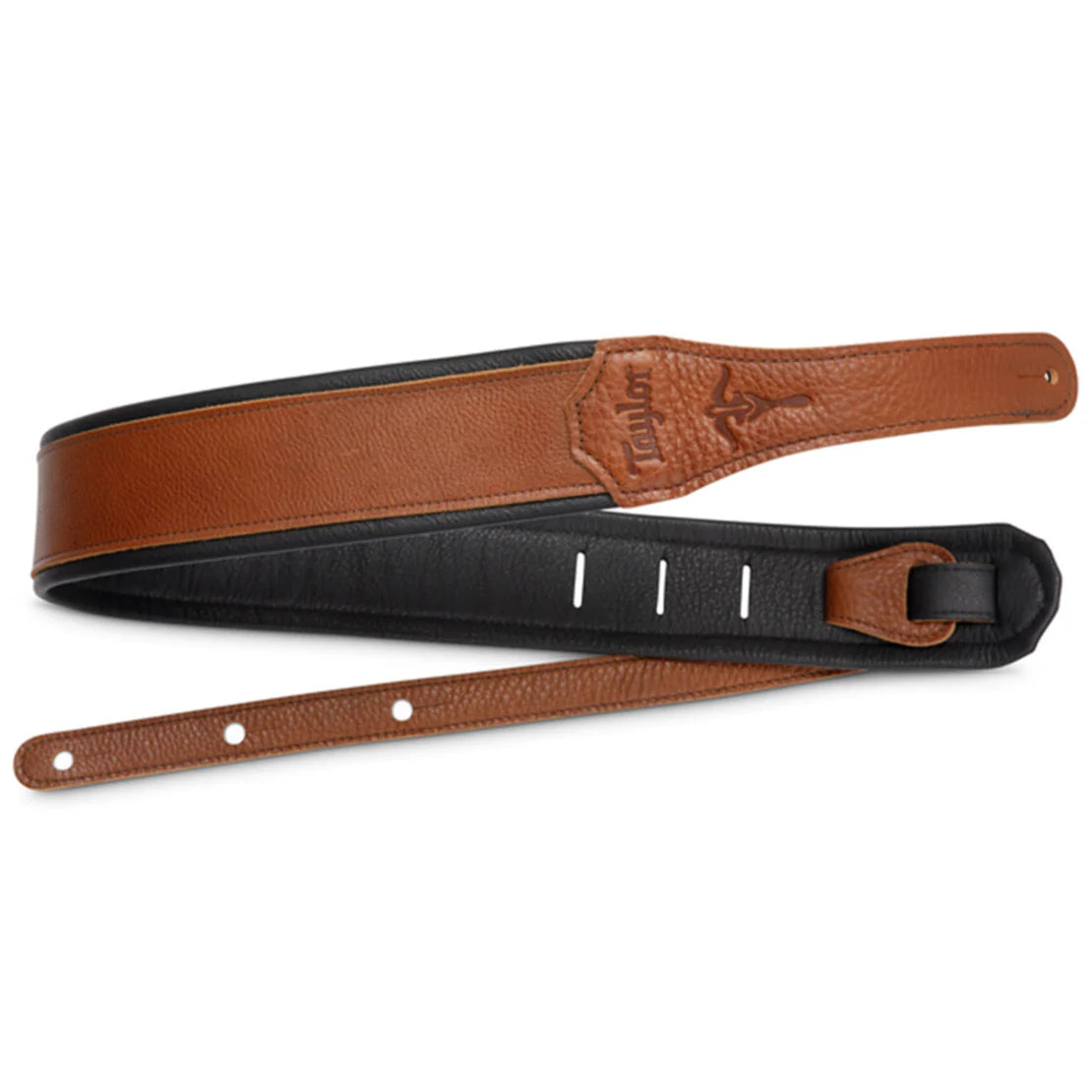 Taylor 4129 25 Aerial 500 Series Premium Leather Guitar Strap - Comfortable & Durable for Acoustic & Electric Guitars - Perfect for Live Performances & Studio Sessions