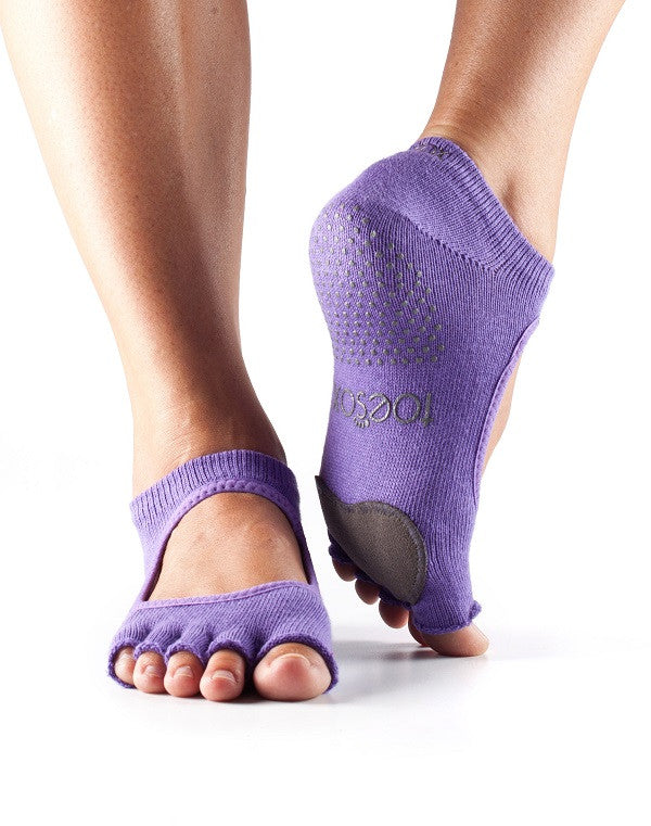 ToeSox Plie Dance Socks for Ballet, Yoga & Pilates - Non-Slip Grip, Breathable & Comfortable for Dance Classes, Workouts & Performance