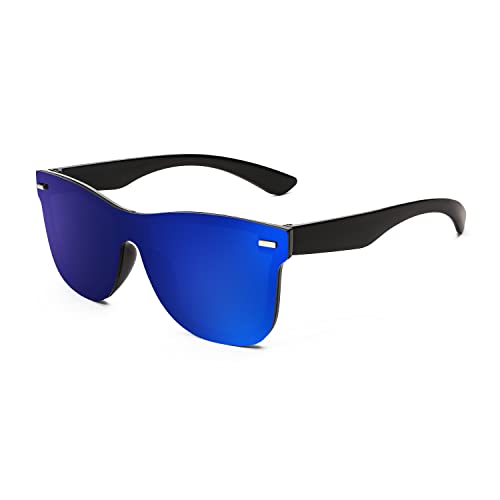 Black Frame/Blue Mirror