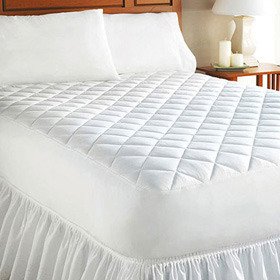 Premium Fitted Super Soft Mattress Pad Cover - Breathable, Hypoallergenic Bed Topper for Ultimate Comfort | Perfect for Guest Beds, Dorms & Home Use