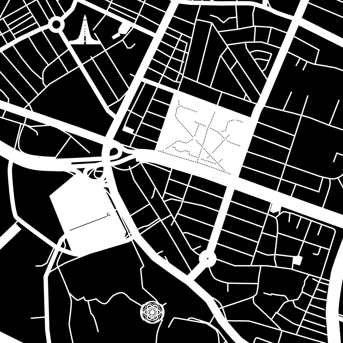 Reykjavik Paper Cut Map - 12x12 Inches White Paper Art Wall Decor for Home, Office & Gift Giving