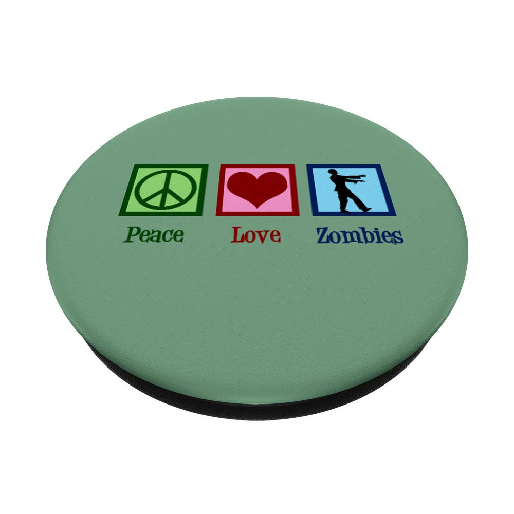 Peace Love Zombies T-Shirt - Funny Graphic Tee for Men & Women - Perfect for Halloween, Cosplay & Zombie Lovers