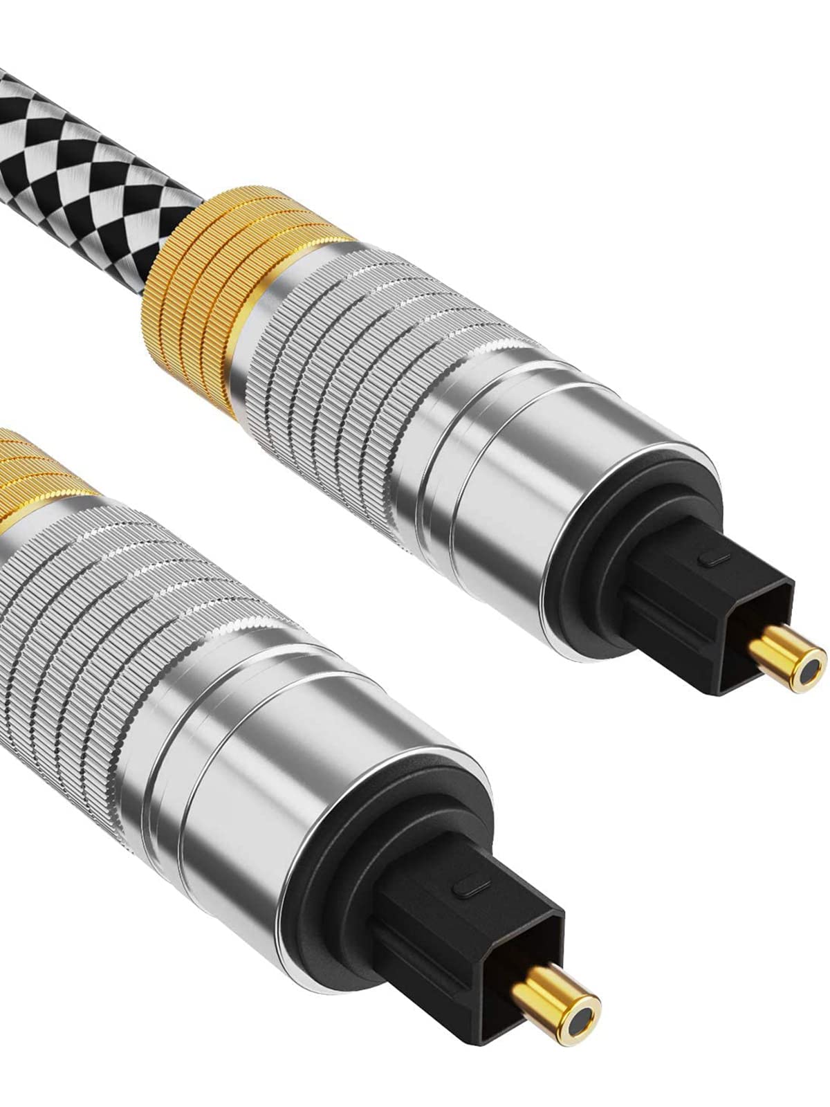 CableCreation 12FT Optical Audio Cable - Gold Plated Digital Audio Cable for Home Theater, Sound Bar, TV, PS4, Xbox, PlayStation - Perfect for Gaming & Home Entertainment (3.6M)