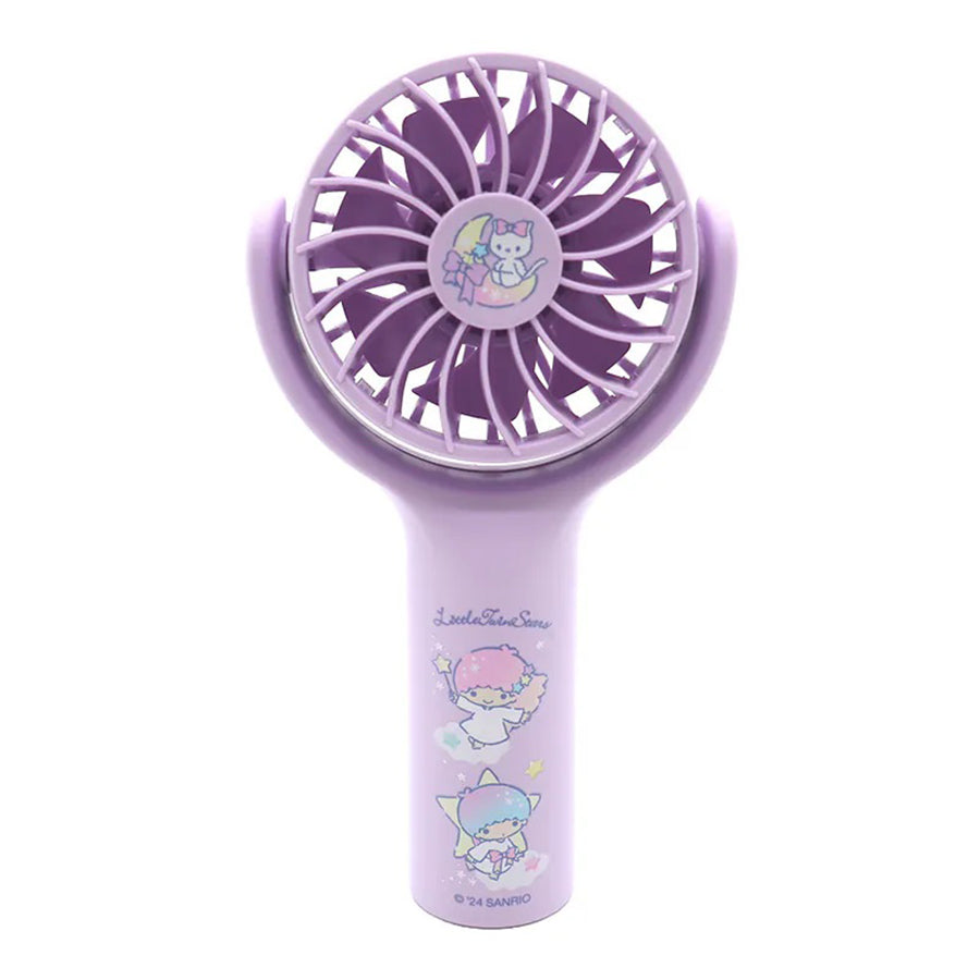 Sanrio Hello Kitty USB Handy Fan 2024 - Portable Mini Desk Fan with Twin Stars Design - Perfect for Office, Home, and Travel Cooling
