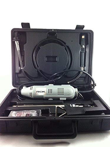 Variable Speed Rotary Tool Kit with Flex Shaft & 40-Piece Accessories - Perfect for DIY Crafts, Woodworking, Metal Engraving, and Jewelry Making