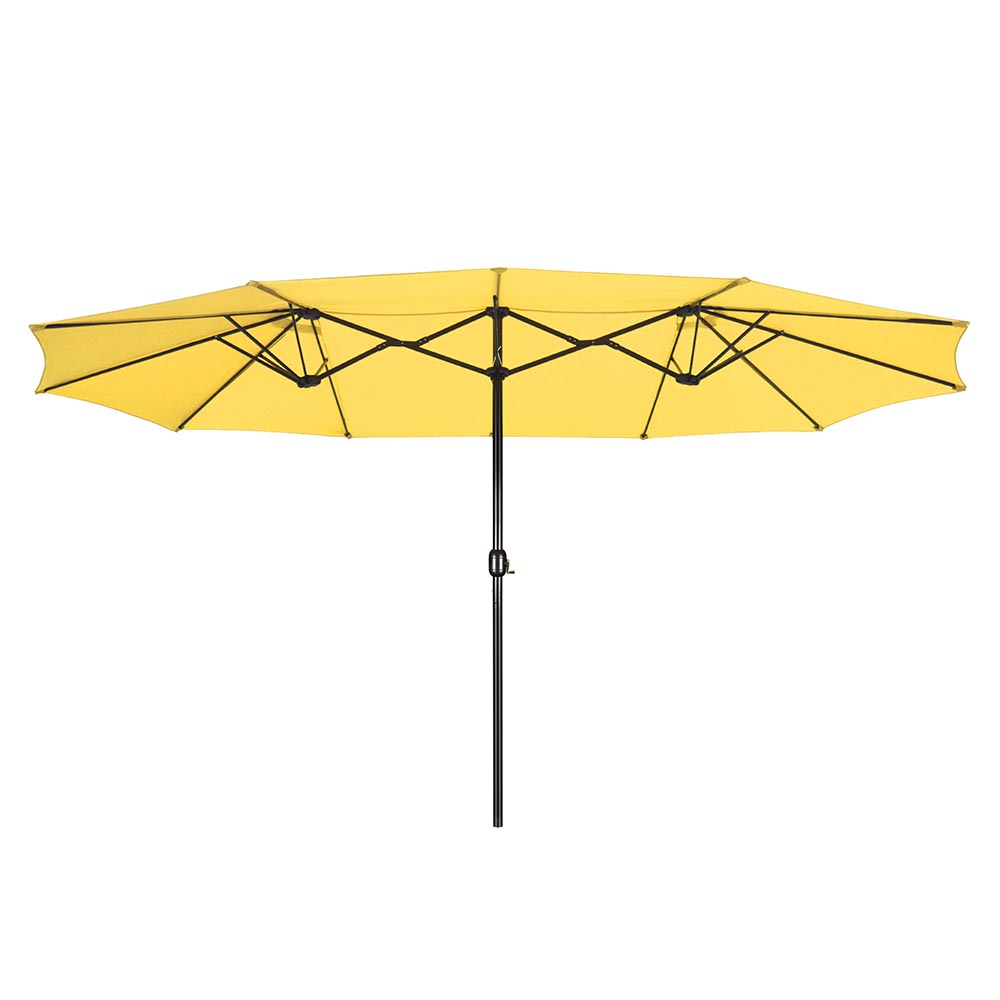 15'x9' Rectangular Patio Umbrella with UV Protection - 8 Color Options for Outdoor Dining, Poolside & Backyard Relaxation