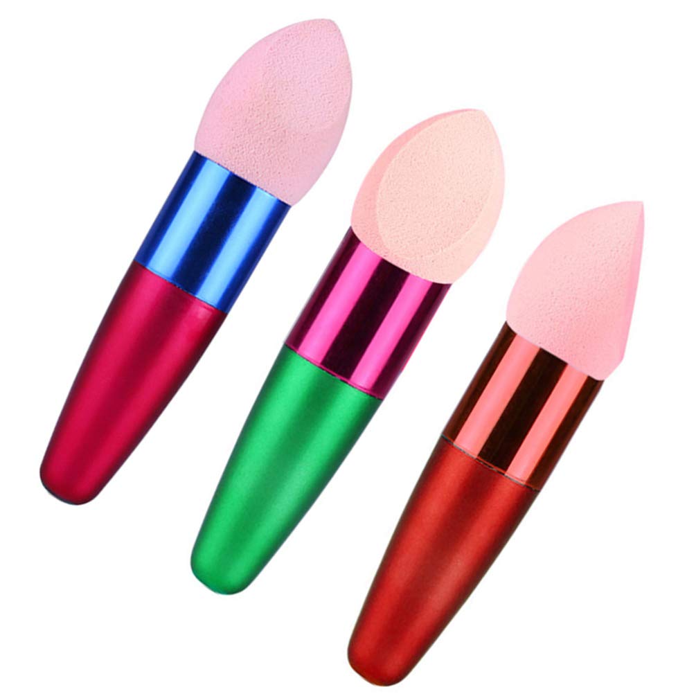 Beavorty 6-Piece Makeup Sponge Set - Soft Cosmetic Sponge Brushes & Blending Tools for Foundation, Concealer & Powder - Mushroom Head Makeup Applicators for Flawless Face & Contouring (Great for Daily Use, Travel & Professional Makeup Artists)