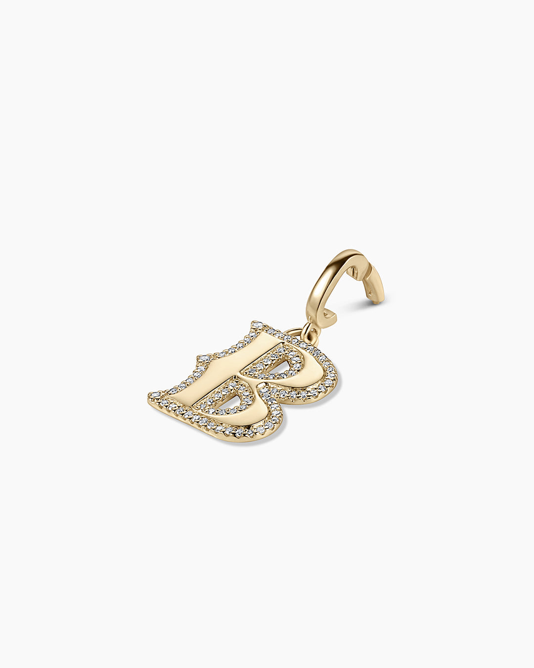 Diamond Era Alphabet Charm Pendant - A-Z Initial Letter Necklace for Women, Personalized Jewelry Gift for Her - Perfect for Birthdays, Anniversaries, and Special Occasions
