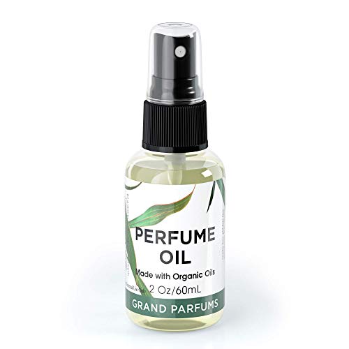 LEMONGRASS & SAGE Perfume Spray - 2 Oz Natural Fragrance Oil with Organic Oils | Alcohol-Free, Preservative-Free, Handcrafted by Grand Parfums | Perfect for Daily Wear, Aromatherapy & Gift Giving