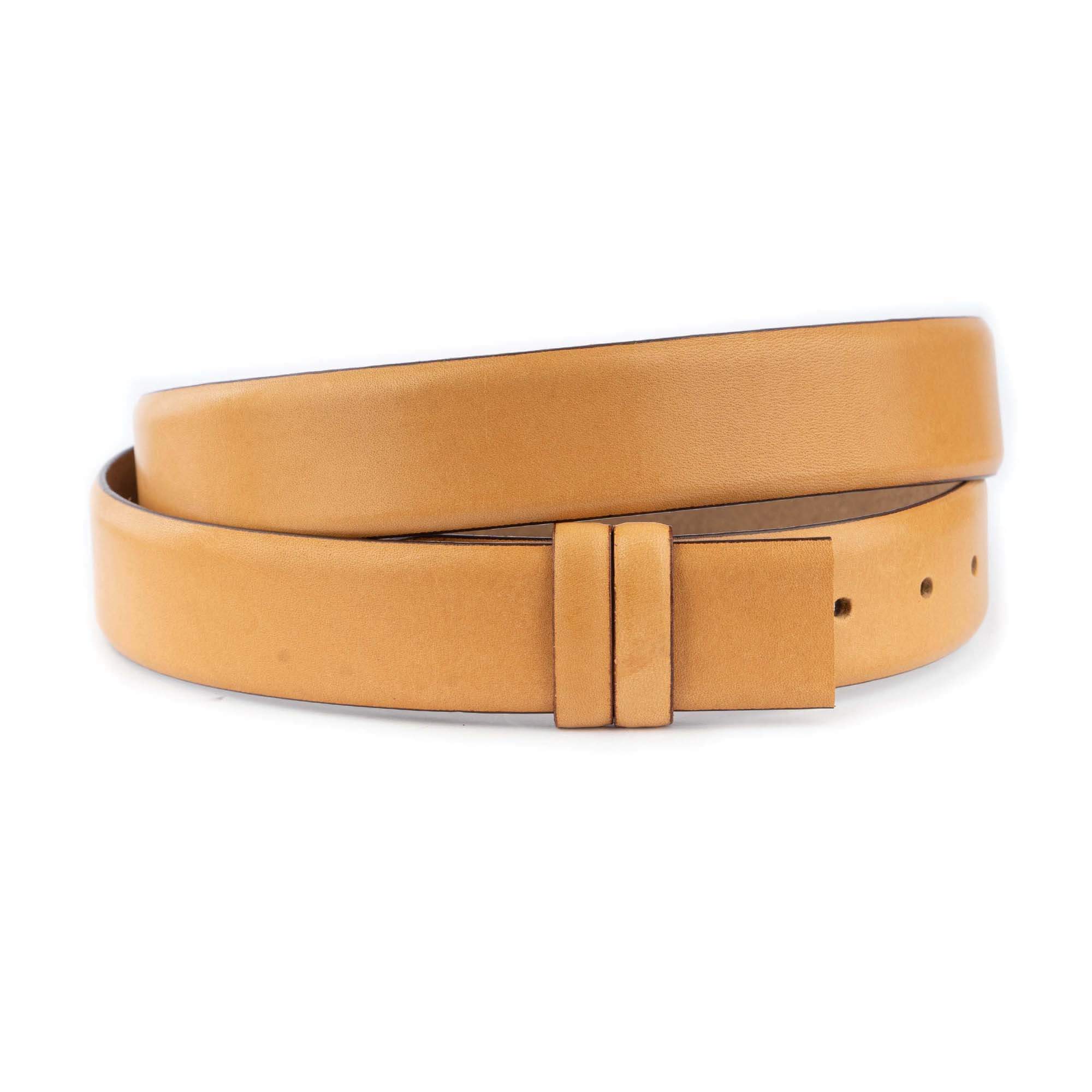 Dunhill Buckle Adjustable Leather Belt Strap - Sand Color for Men's Fashion & Business Attire