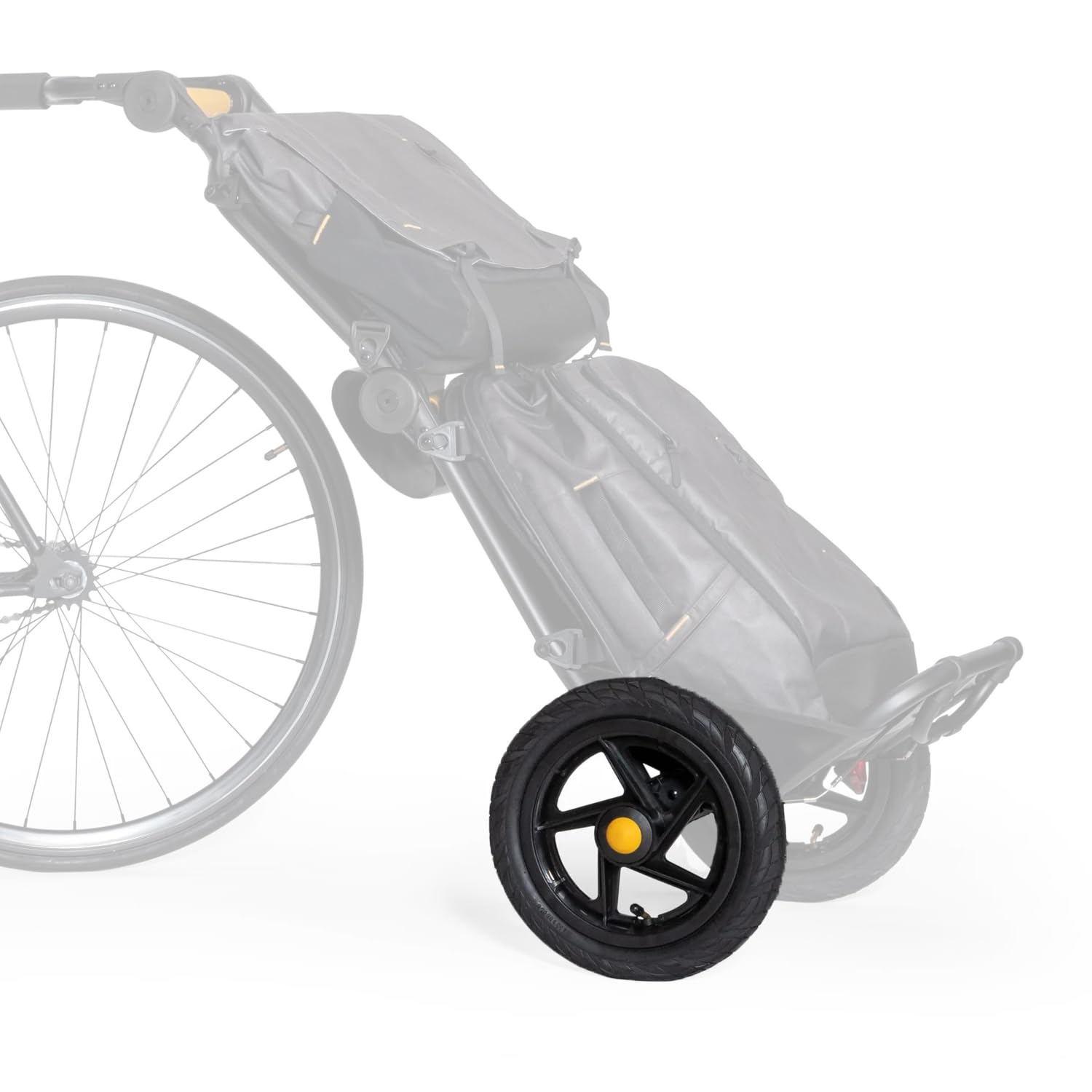 Burley Travoy Replacement Wheel - 12.5 Inch Bike Trailer Wheel - Durable & Lightweight for Cargo Bikes, Trailers & Urban Commuting - Perfect for Groceries, Kids Gear & Outdoor Adventures