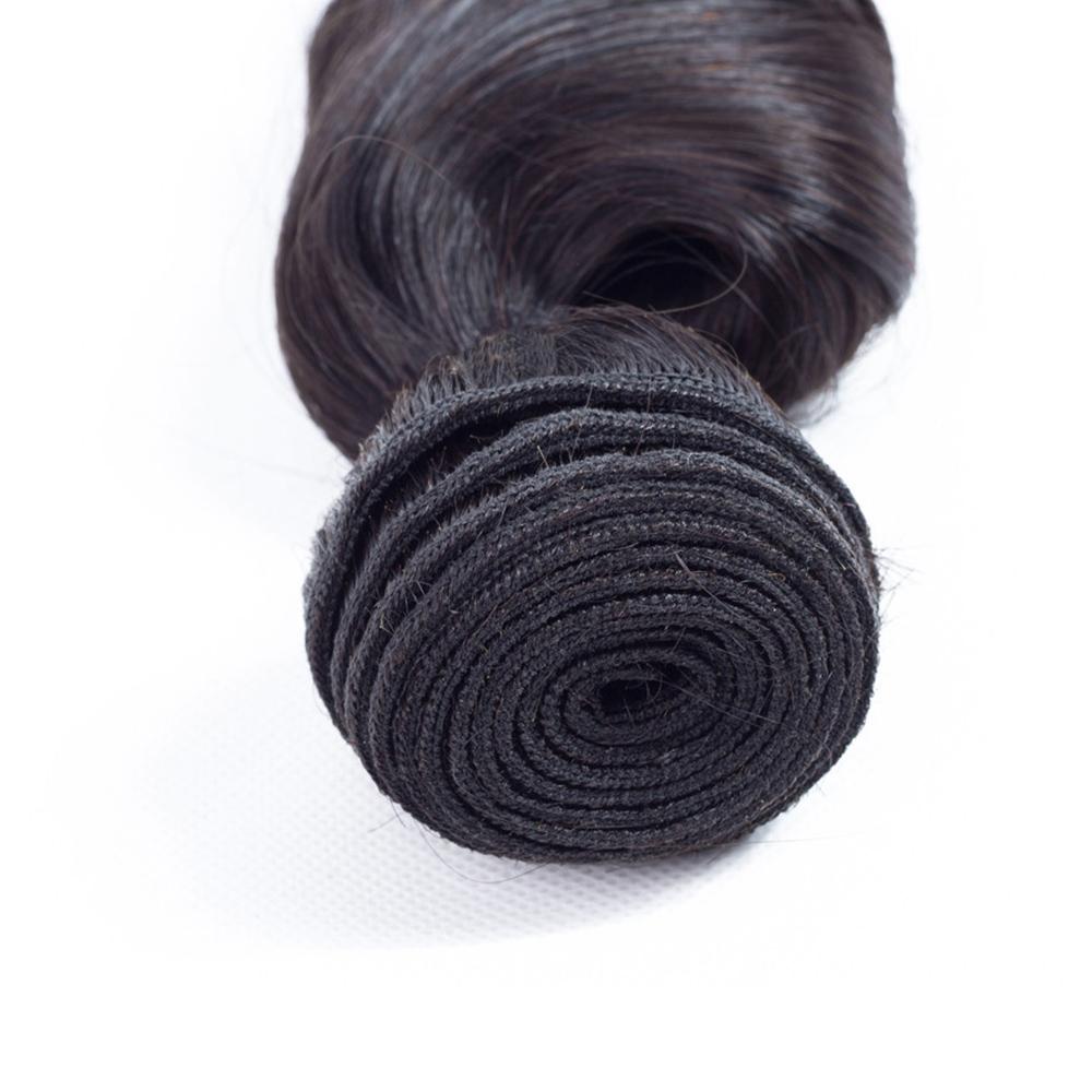 Bundle Deals Loose Wave Virgin Human Hair Extensions 100% Natural Black Hair for Women - Perfect for Daily Styling, Parties & Special Occasions