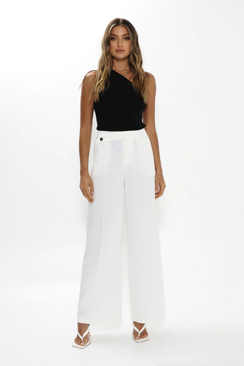 Presley Pants for Women - High Waisted Stretch Comfortable Trousers | Perfect for Work, Office, and Casual Wear