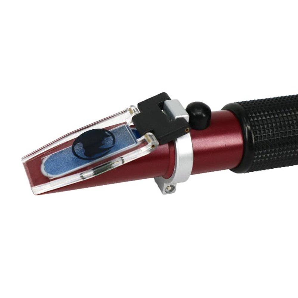 Rhino Clinical Refractometer for Serum Protein (0-12g/dl) & Urine Specific Gravity (1.000-1.050) - Digital Refractive Index 1.3330-1.3600 RI with Automatic Temperature Compensation & Teflon Coating - Ideal for Medical Labs, Veterinary Clinics, and Home Healthcare Use