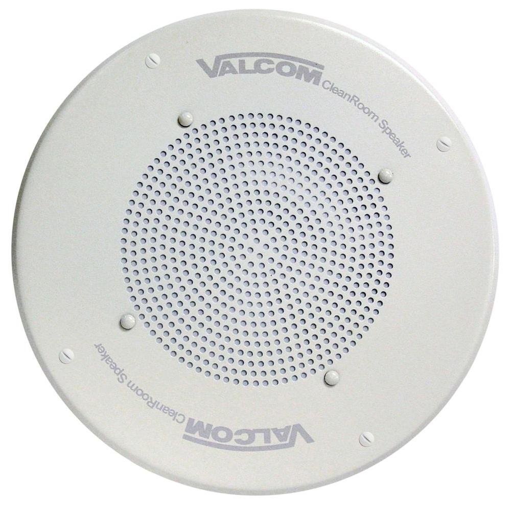 VALCOM V-1040 One Way Clean Room Speaker - High Quality Intercom for Hospitals, Labs & Clean Rooms | Secure Communication Solution