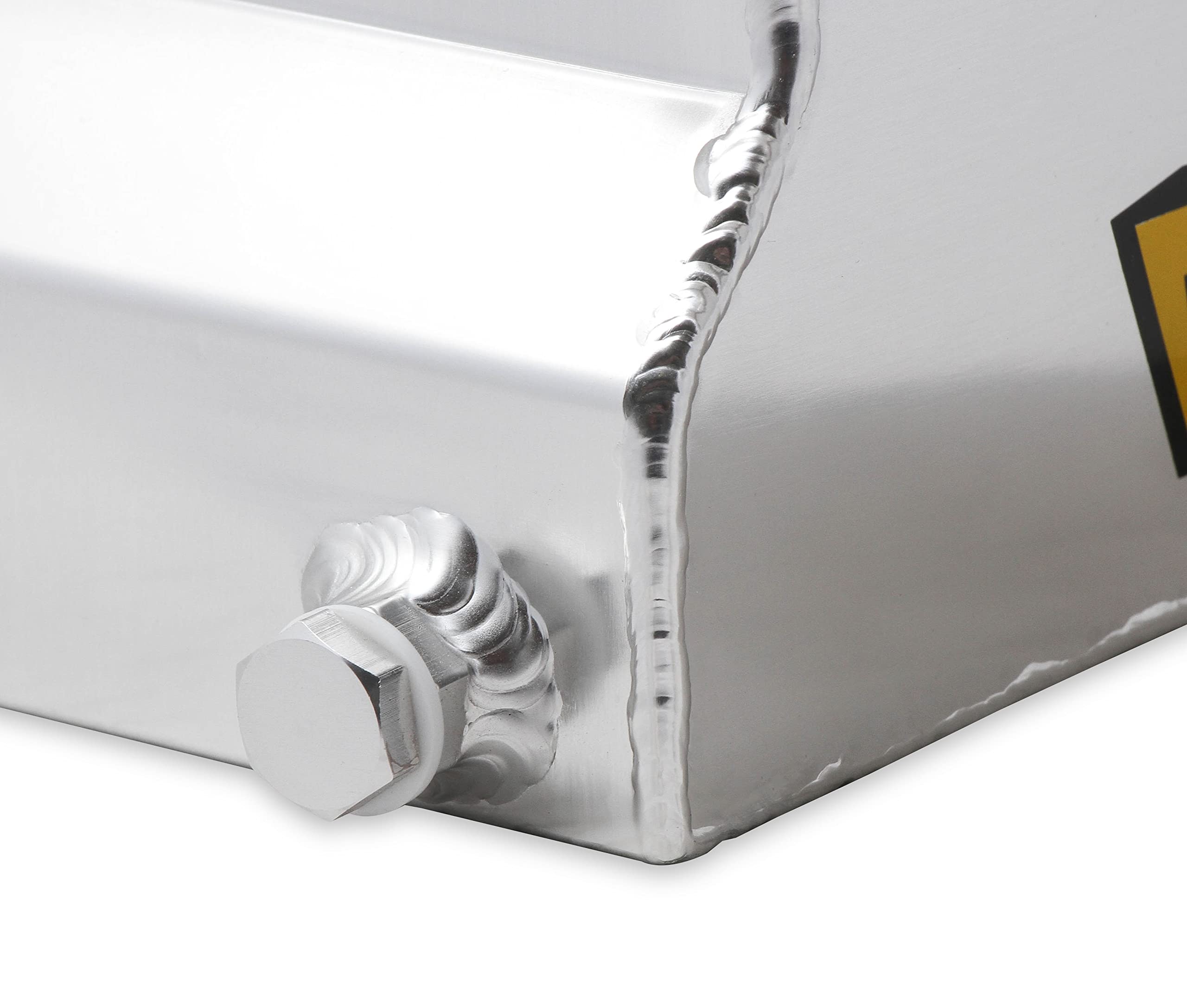 Weiand 5045WND Fabricated Oil Pan Kit - High Performance Aluminum Oil Pan for Chevy Small Block Engines - Perfect for Street Rods, Hot Rods & Racing Applications