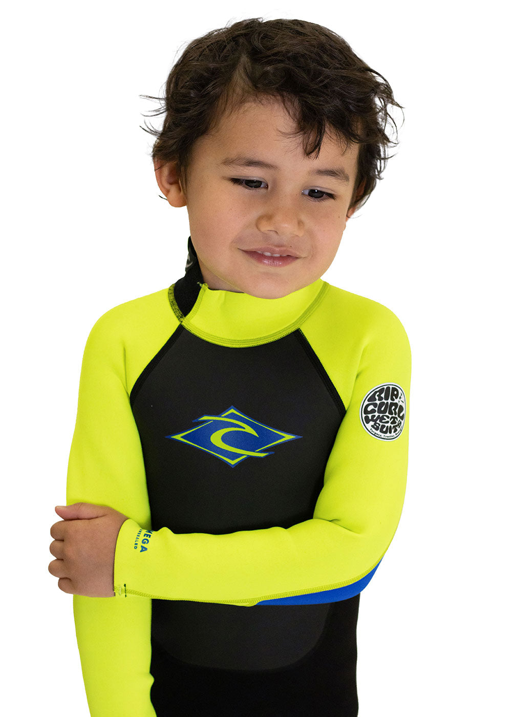 Rip Curl Boys Groms Omega 3/2mm Back Zip Steamer Wetsuit for Kids - Perfect for Surfing, Swimming & Water Sports