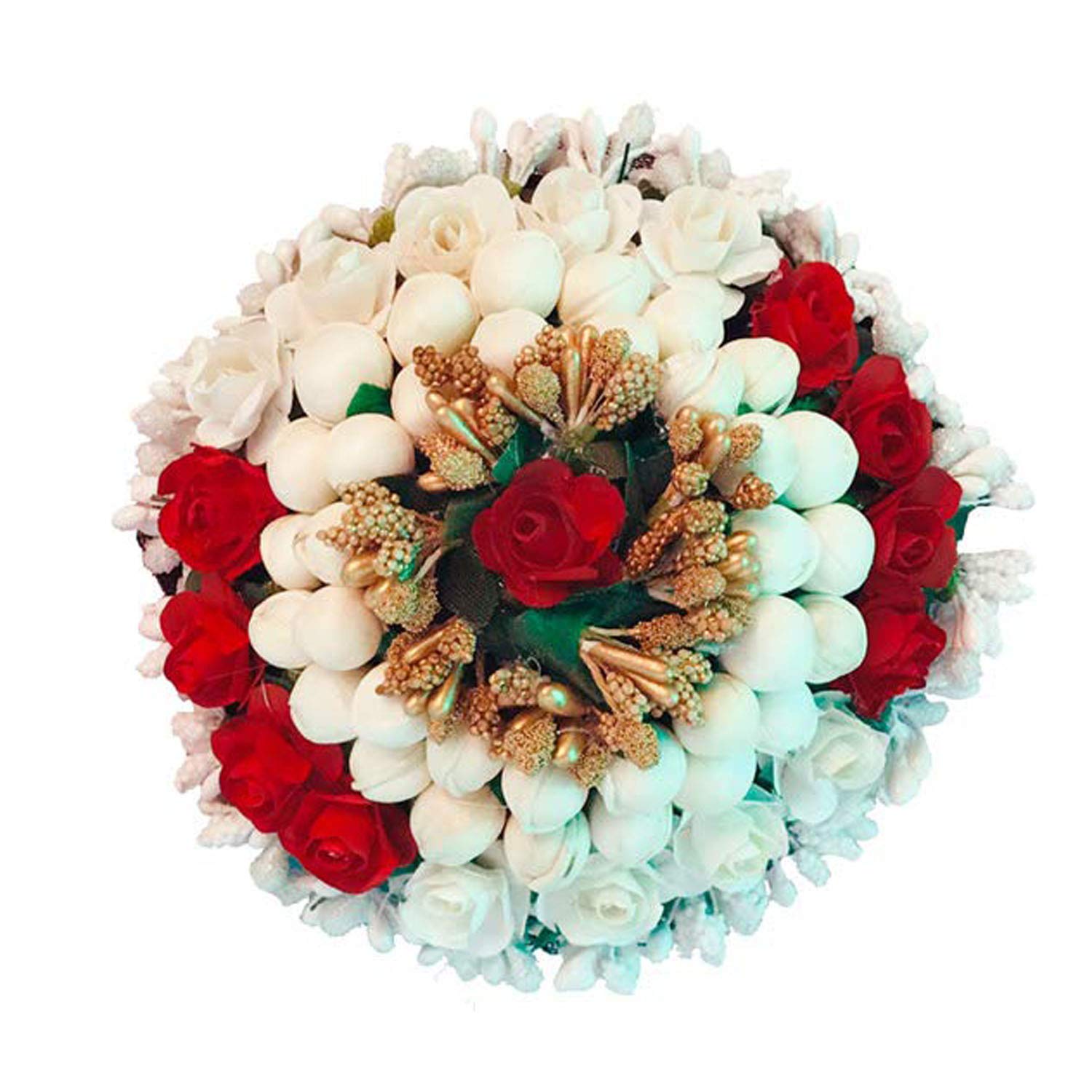 Elegant Indian Bollywood Style Wedding Hair Jewelry - Maahal Hair Gajra/Veni Accessory for Brides (Pack of 1) | Perfect for Weddings, Festivals & Special Occasions