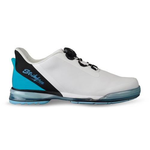 KR Strikeforce TPC Hype Unisex Bowling Shoes - White/Black/Sky - Comfortable & Durable for League Play & Casual Bowling