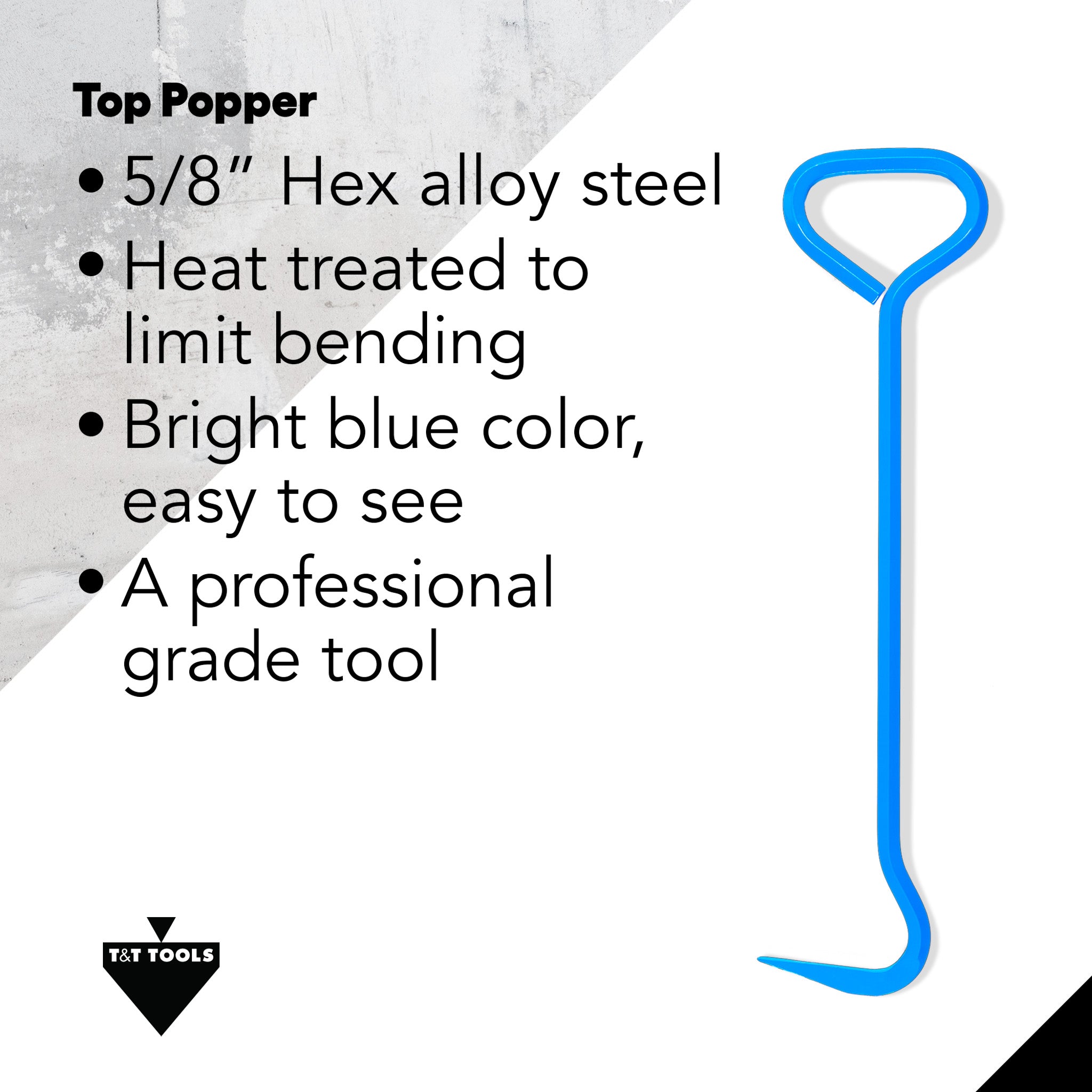 Best Manhole Cover Popper & Opener Tool - Heavy Duty Utility for Sewer & Drain Access - Ideal for Plumbers, Contractors & Municipal Workers