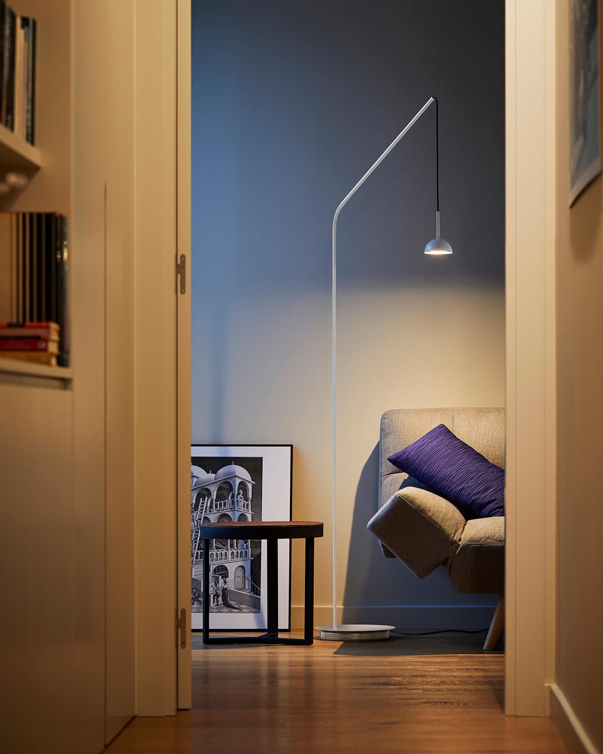 Cupolina Modern Floor Lamp - Adjustable LED Standing Light for Living Room, Bedroom & Office - Dimmable Brightness & Energy Efficient Lighting for Home Decor