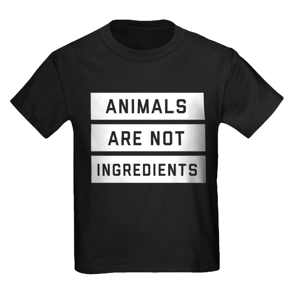 Animals Are Not Ingredients Kids T-Shirt - Cute Vegan Tee for Boys & Girls - Perfect for School, Playdates & Animal Rights Events