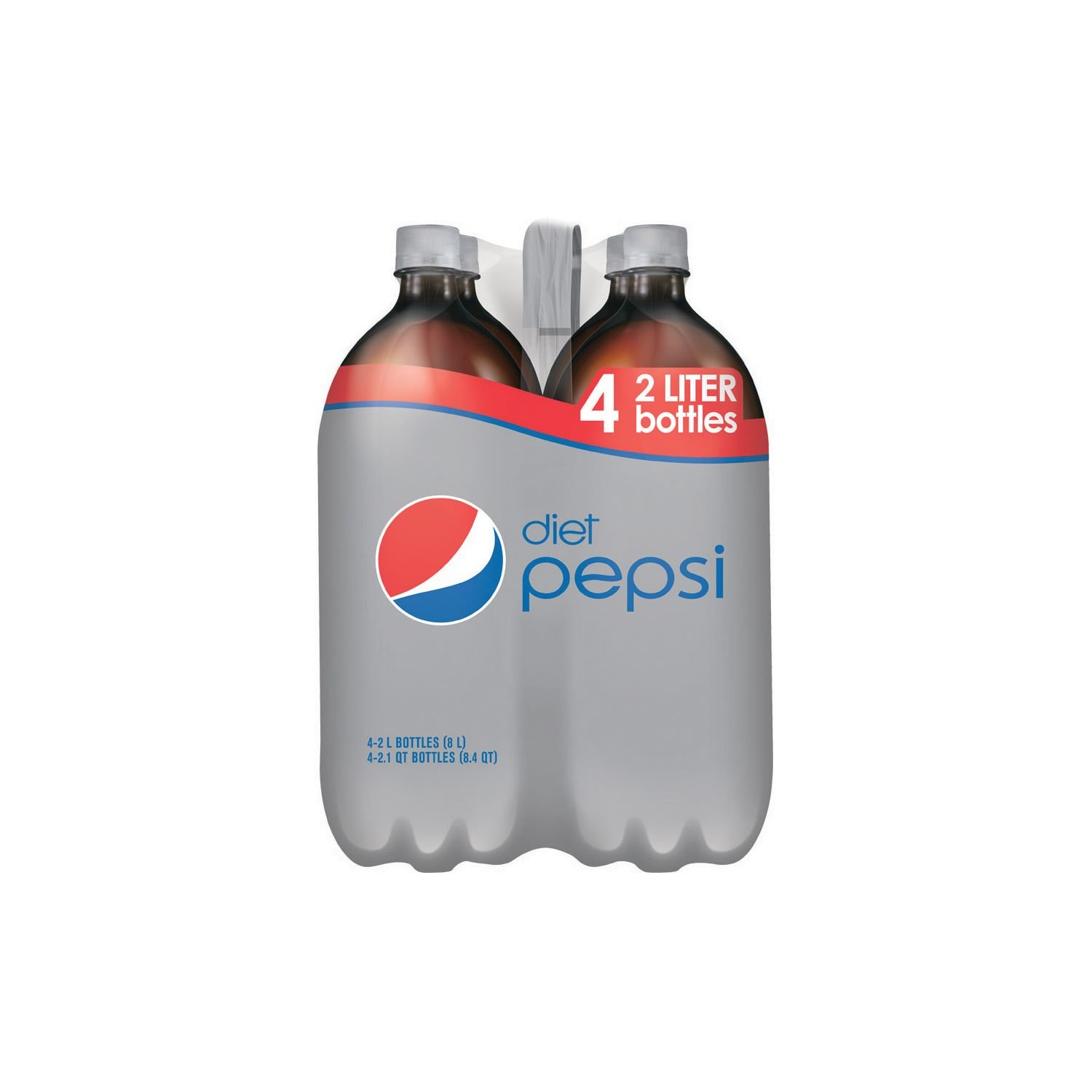 Diet Pepsi Zero Sugar Soda - 2 Liter Bottles (4 Pack, Pack of 6) | Low Calorie Carbonated Soft Drink for Parties, BBQs & Family Gatherings