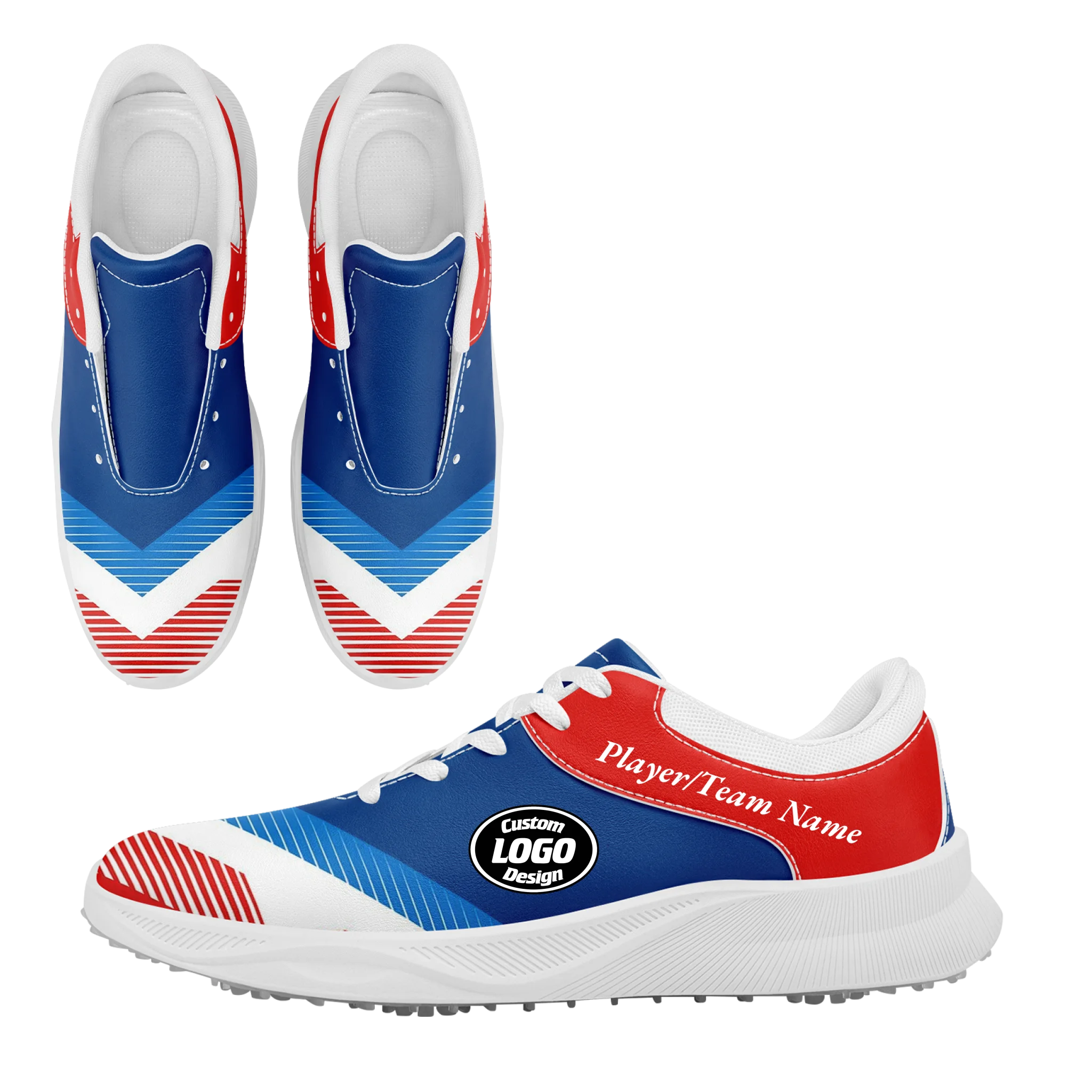 Custom Golf Performance Sneakers for Men & Women - Personalized Durable Athletic Shoes for POD Resellers - Lightweight Comfort Walking & Running Shoes - Perfect for Golf Course, Gym Workouts & Casual Wear (FN062 25020099)