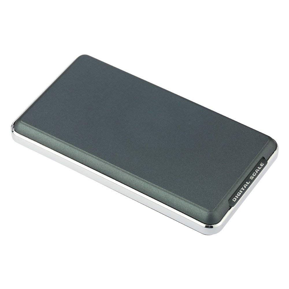 Precision Digital Pocket Scale 100g x 0.01g - Portable Mini Gram Scale with Backlit LCD Display & Storage Pouch - Lightweight Multifunctional Jewelry Scale for Cooking, Baking, Jewelry & Postal Weighing (Grey)