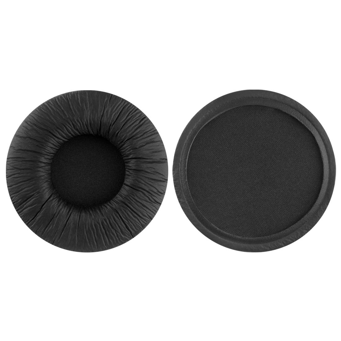 Geekria QuickFit Leatherette Replacement Ear Pads for Sony MDR-V55 V500DJ Headphones - Comfortable Noise-Isolating Ear Cushions & Earpads for DJ, Studio, Gaming & Travel (Black)