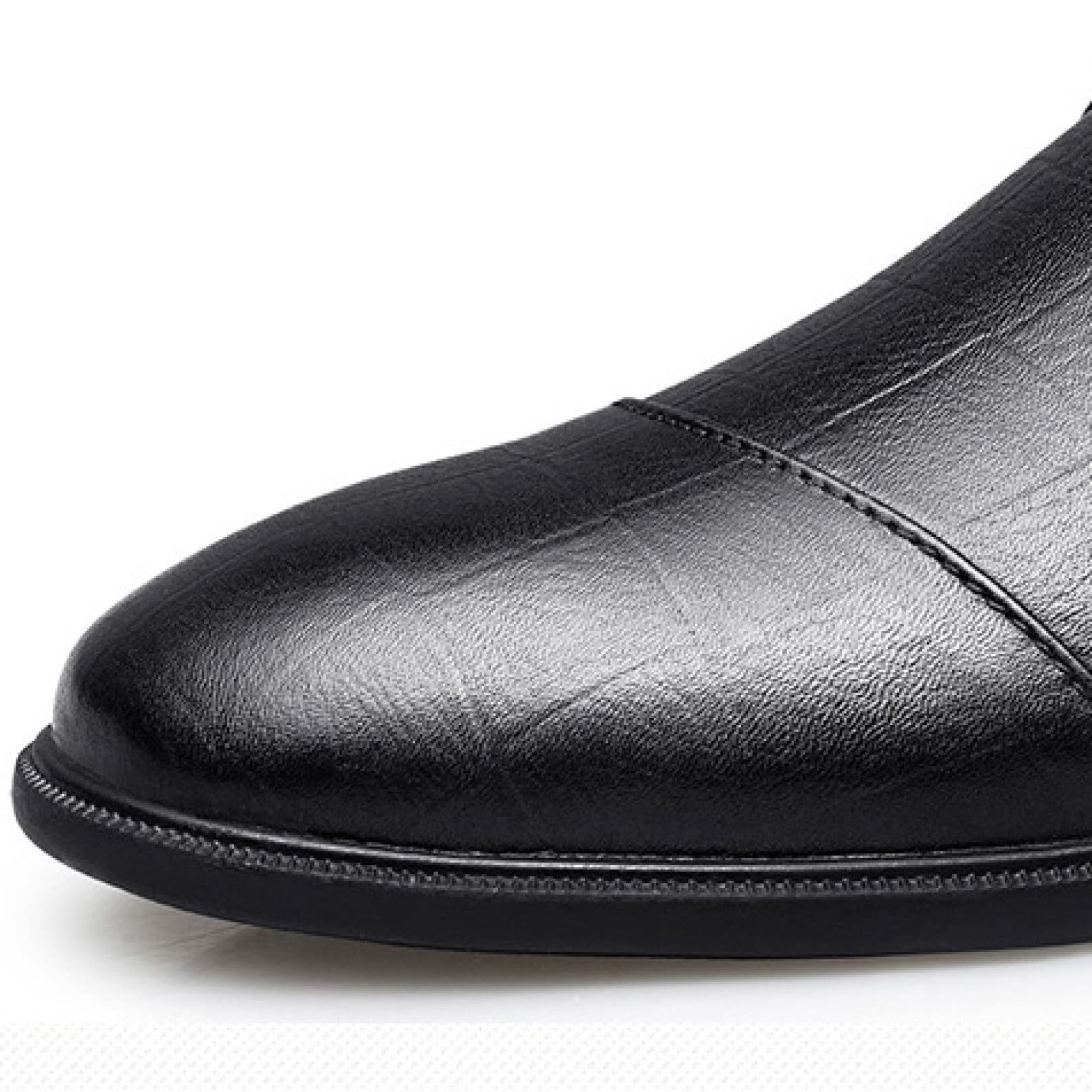 Men's Soft Leather Oxford Shoes - Casual & Business Dress Flats for Work, Leisure, Driving & Outdoor | Comfortable Lace-Up Loafers for Office, Travel & Daily Wear