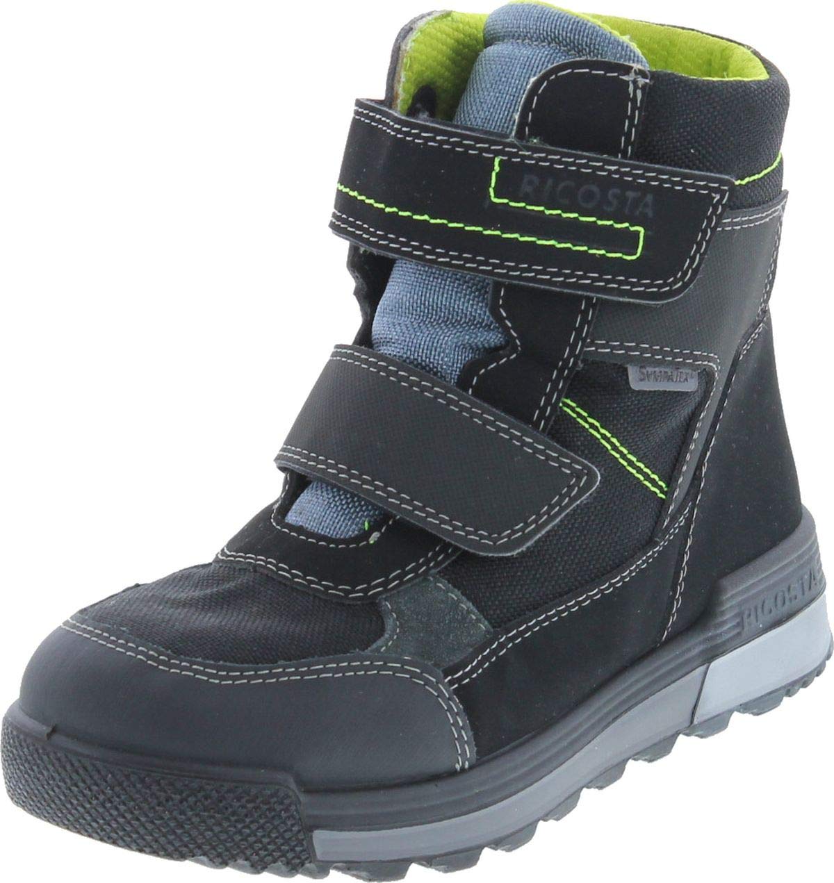 RICOSTA Boys Bec Waterproof Winter Boots - Kids Snow Boots for Boys, Warm & Waterproof Winter Shoes for Cold Weather, Perfect for Snow Play, Hiking & Outdoor Activities