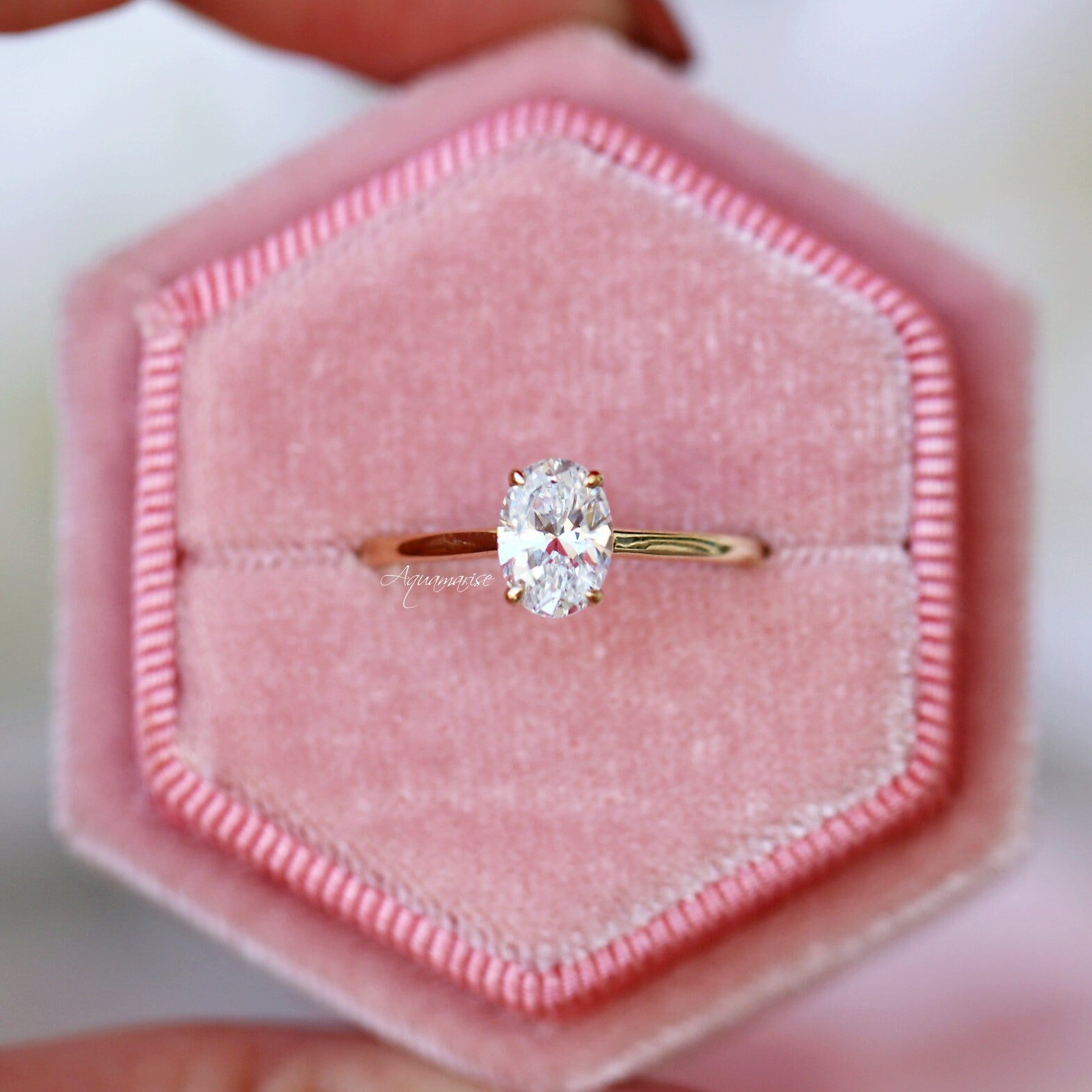 Lab Grown Diamond Engagement Ring Set - 14K Solid Yellow Gold Wedding Band (IGI Certified) | Perfect for Proposals, Anniversaries & Bridal Jewelry
