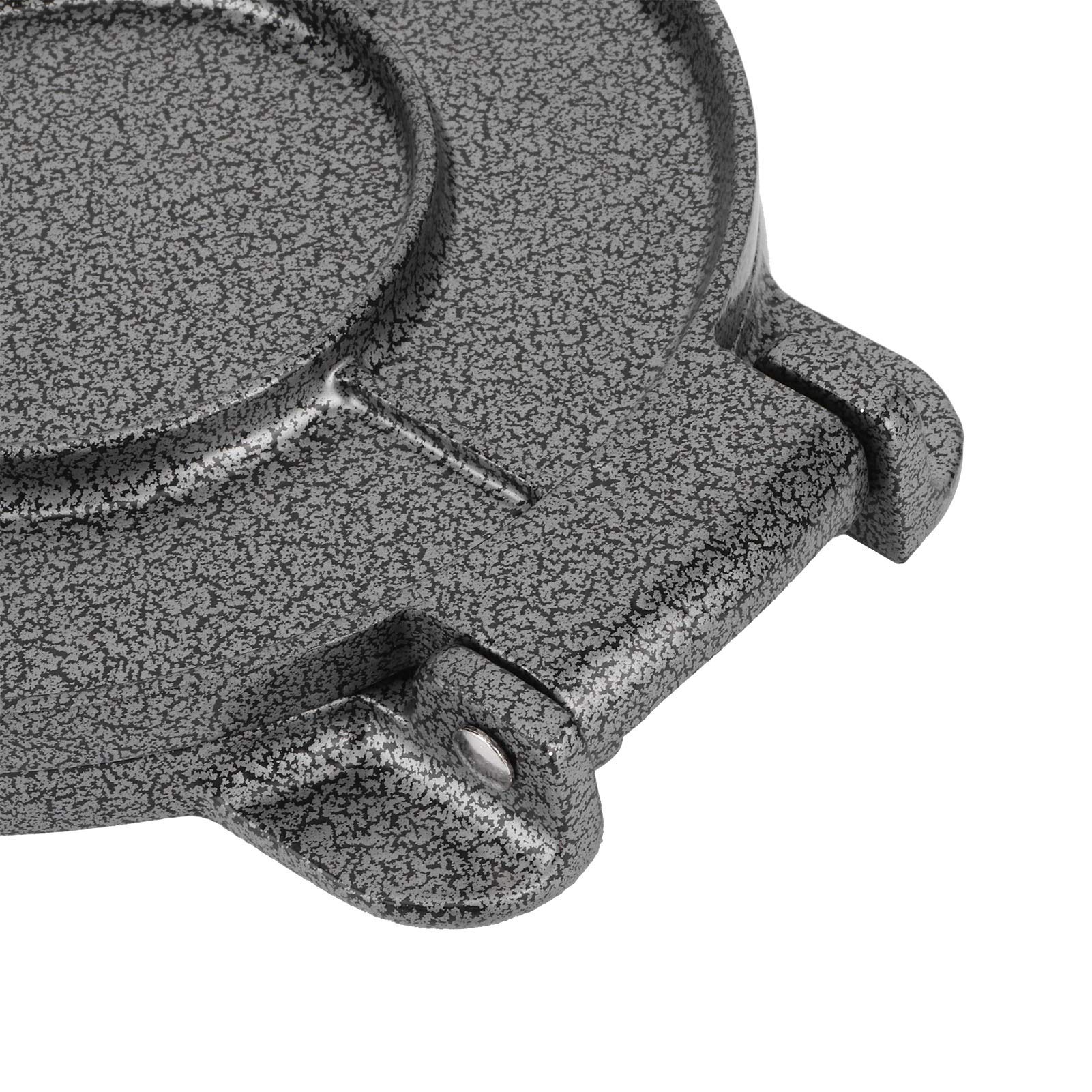 6.5 Inch Heavy Duty Cast Iron Tortilla Press Maker - Pre-Seasoned for Corn & Flour Tortillas - Perfect for Homemade Tacos, Quesadillas & Mexican Cuisine - Durable Kitchen Tool for Authentic Mexican Cooking